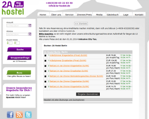 Buchungsformular und Booking- Modul